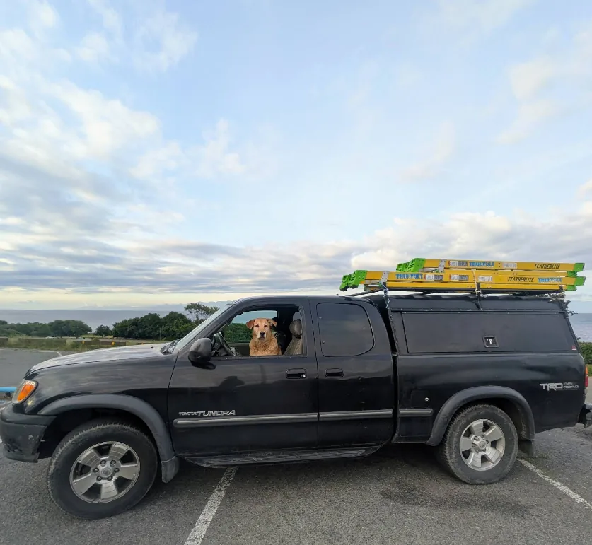 TRUEVOLT Power Systems service truck loaded with equipment